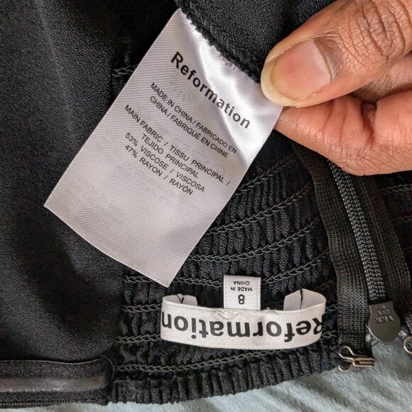 Reformation Leia Jumpsuit Sz 8 - Picture 4 of 5